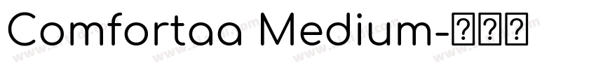 Comfortaa Medium字体转换